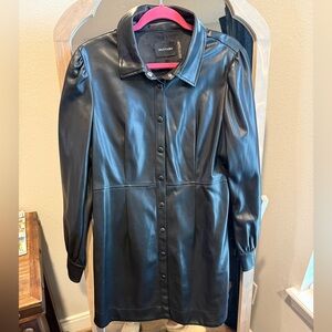 Dolce Cabo Black Leather Dress